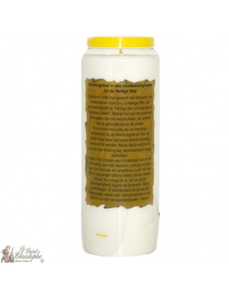 Velas Novena Santa Rita - 20 piezas