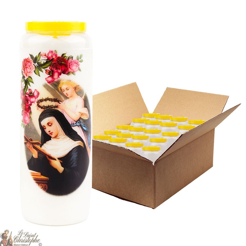Heilige Rita Novena kaarsen - Model 2 - 20 stuks