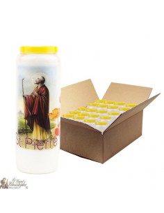 Novenakerzen in Heiliger Petrus - 20 Stück