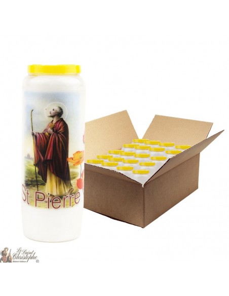Candele Novena a San Pietro - 20 pezzi