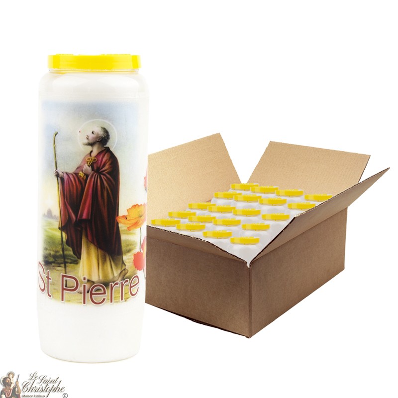 Novena candles in Saint Peter - 20 pieces