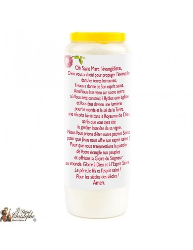 Novena candle to Saint Mark