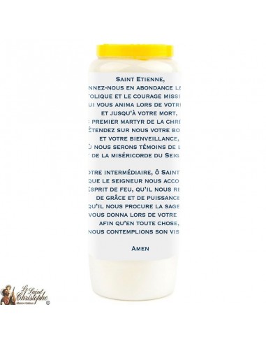 Velas de novena para San Esteban - 20 piezas