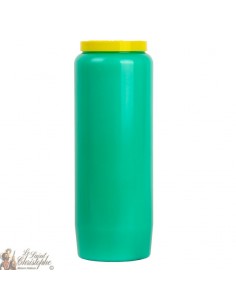 Grüne Novene 9-Tageskerze