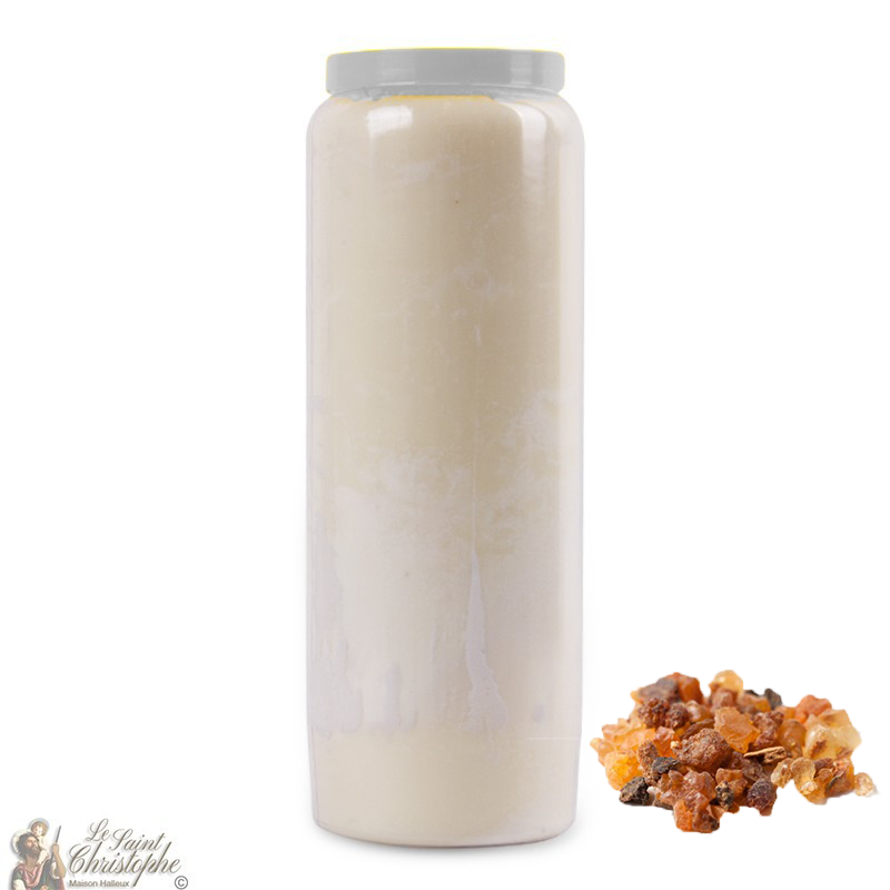 Novena Candle - Wit - Mirre geur