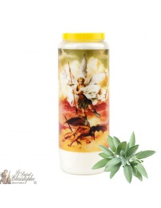 Sage Novena Candle for Saint Michael - 1