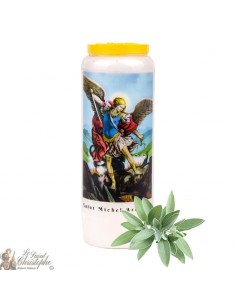 Vela de novena de salvia para San Miguel - 2