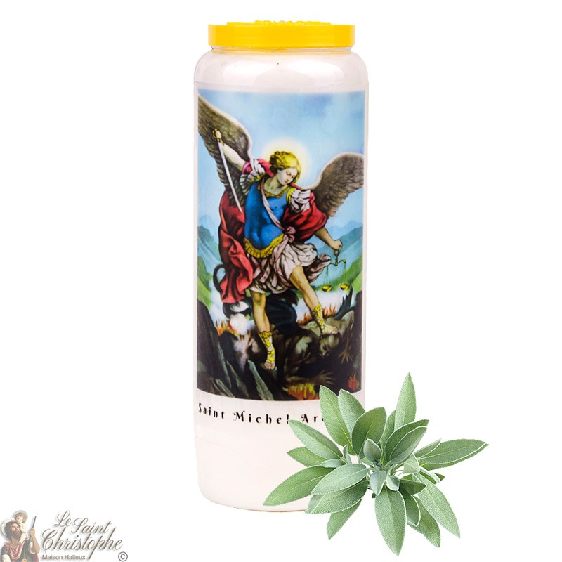 Vela de novena de salvia para San Miguel - 3