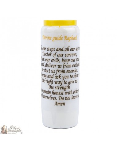 Sage Novena Candle in Saint Raphael - 2 - box 20 pieces