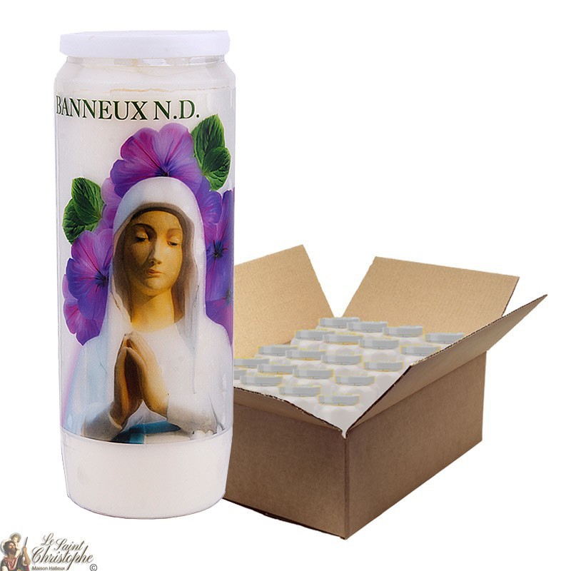 Velas de la Novena Virgen de los Pobres de Banneux N.D. - 20 piezas