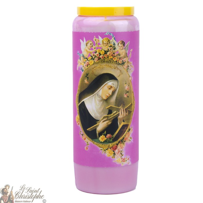 Roze Novena Kaarsen Saint Rita