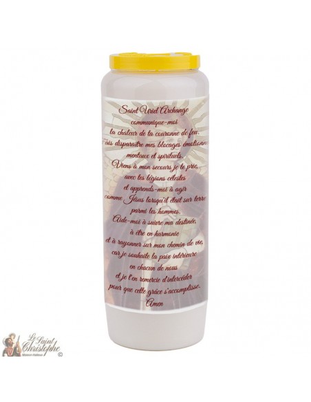 Novena candle Saint Uriel - box 20 pieces