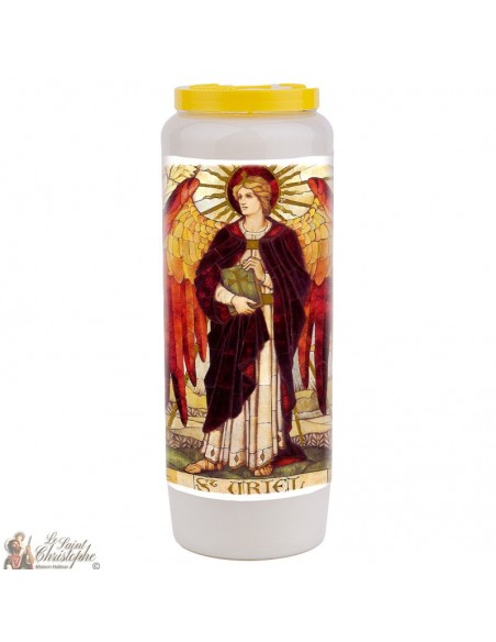 Novena candle Saint Uriel - box 20 pieces