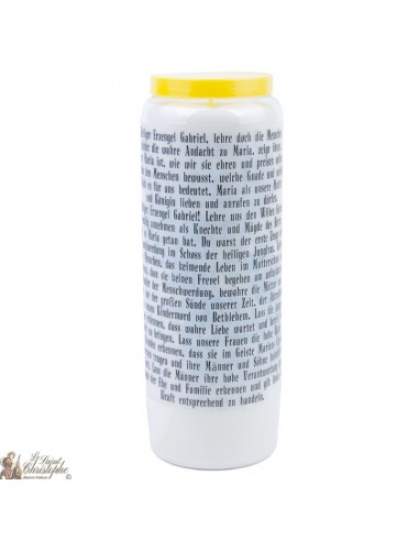 Novena Candle Saint Gabriel scented with sage - 3 - 20 pieces