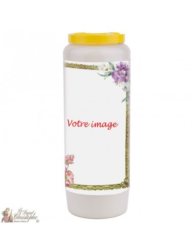 Novena candle for the deceased - customizable - 20 pieces