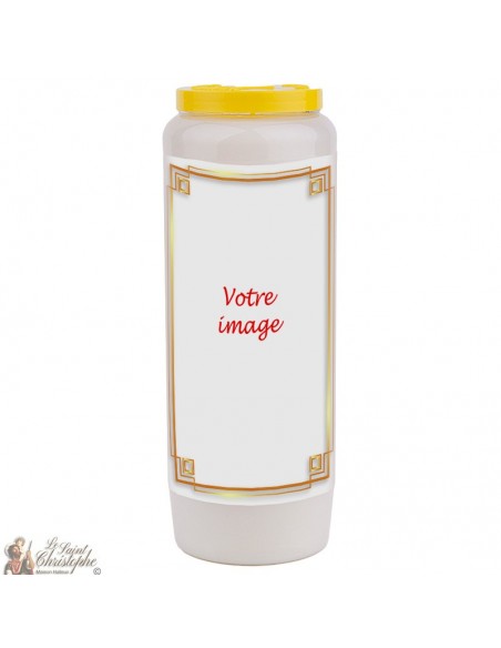 Novena candle for the deceased 1 - customizable - 20 pieces