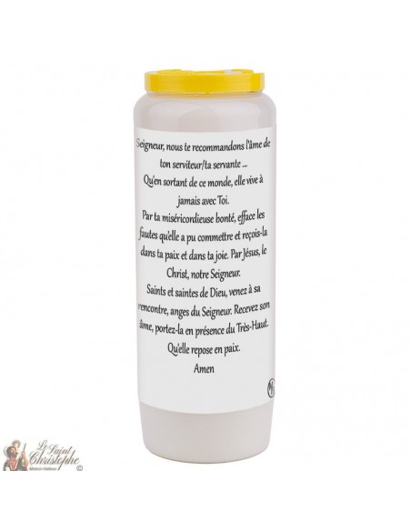 Novena-kaars voor de overledene 1 - aanpasbaar - 20 stuks