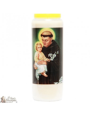 Novena candle to Saint Anthony of Padua - 20 pieces