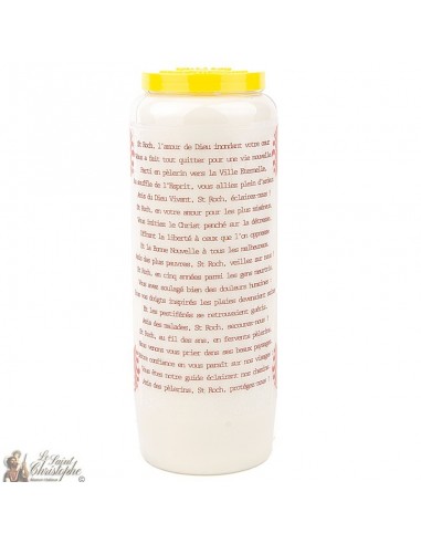 Novena candle in Saint Roch - 20 pieces
