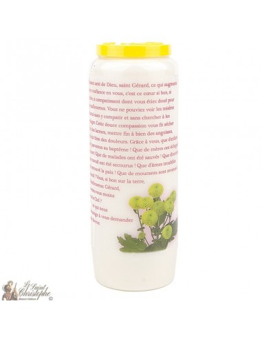Novena candle in Saint Gerard - 20 pieces