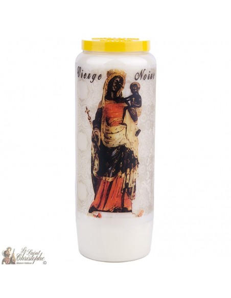 Vela de Novena Virgen Negra - 20 piezas