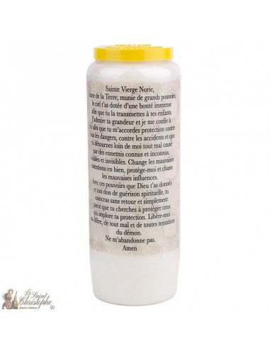 Black Madonna Novena Candle - 20 pieces