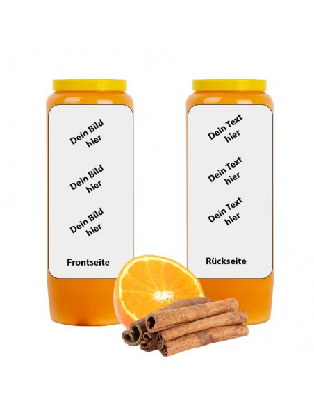 Vela Novena Aroma Naranja Canela - personalizable