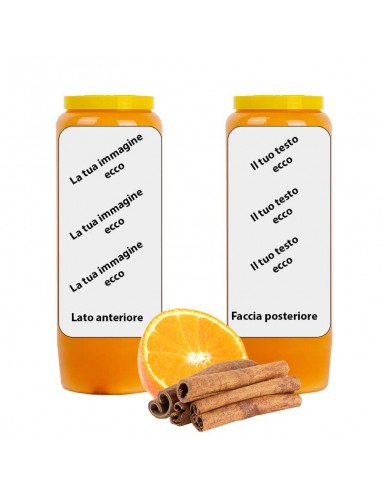 Vela Novena Aroma Naranja Canela - personalizable