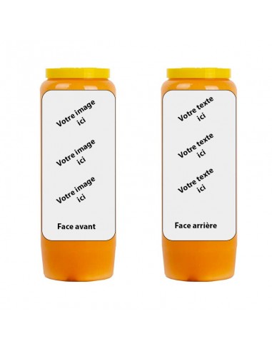 Novene Kerze mit Ihrem Bild und Text - individuell anpassbar