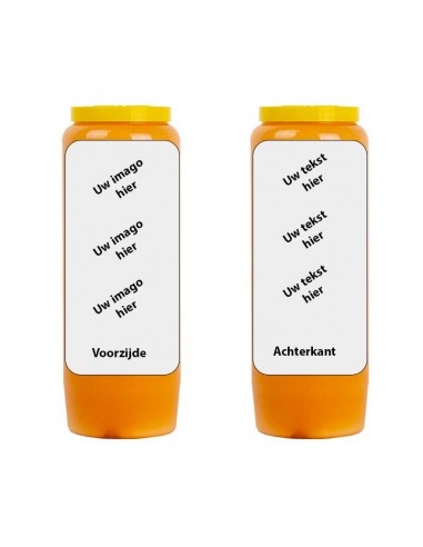 Novene Kerze mit Ihrem Bild und Text - individuell anpassbar