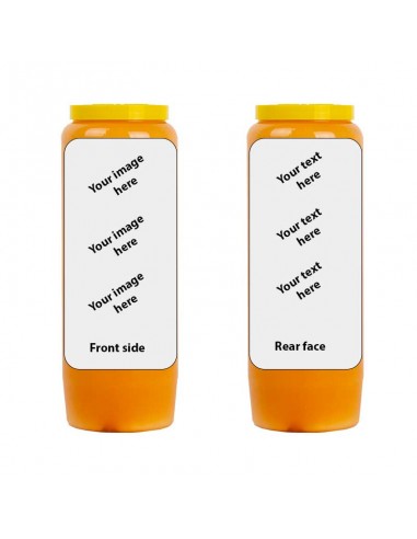 Novene Kerze mit Ihrem Bild und Text - individuell anpassbar