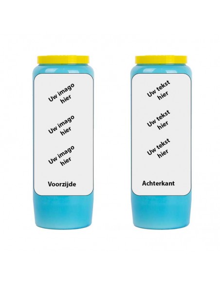 Novena candle with your image and text - customizable