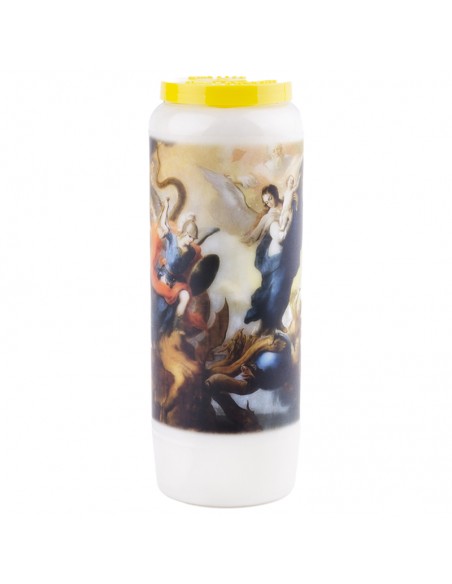 Novena candle of purification scented with sage - Box 20 pcs