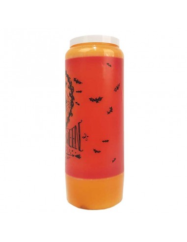 Halloween orange novena candle - Haunted Mansion