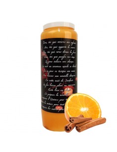 Halloween novene kaars oranje-kaneel geur - Pompoen Samhain