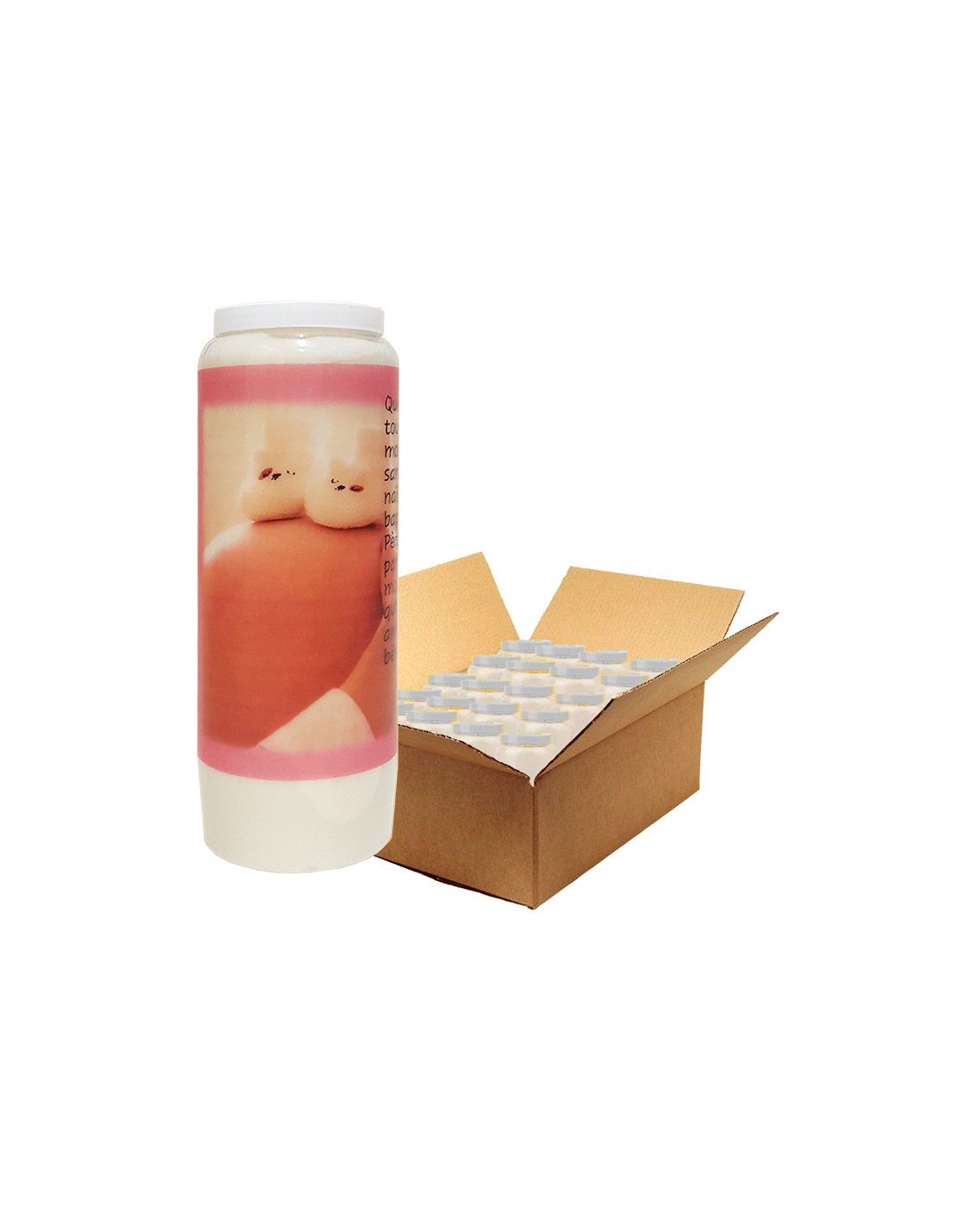 Novena candle for an unborn child carton 20 pieces