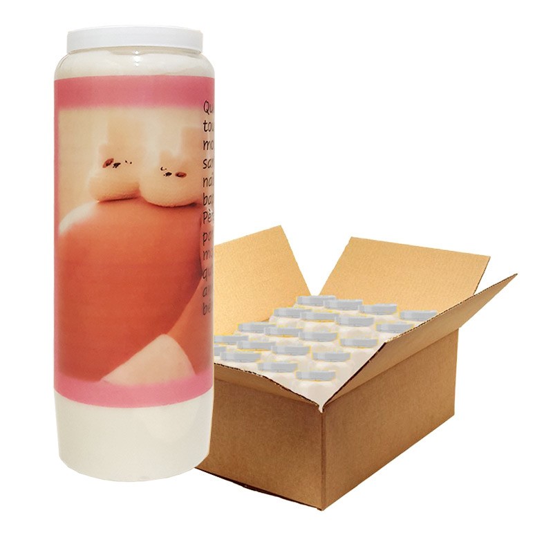 Noveenkaars voor een ongeboren kind - doos 20 stuks