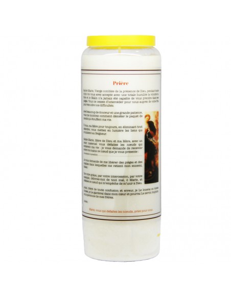 Novena candle Mary who unties knots scented with sandalwood