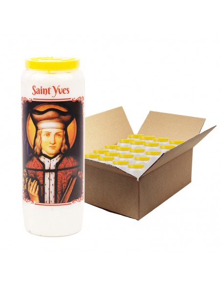 Candele della novena per Saint Yves - confezione da 20 pezzi