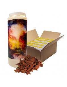 Sandelhout geurende noveenkaarsen - doos van 20