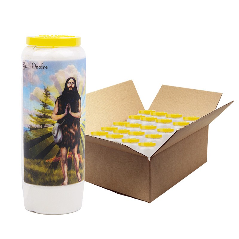 Noveenkaars voor de heilige Onofre - doos van 20