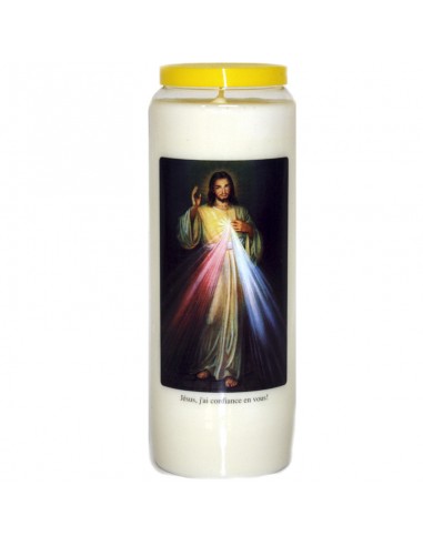 Novena candle to the Merciful Christ - box of 20 pieces