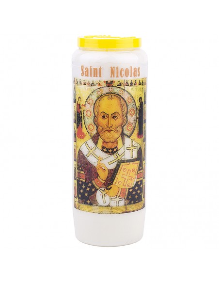 Novena candle to Saint Nicolas model 1 - box of 20 pieces