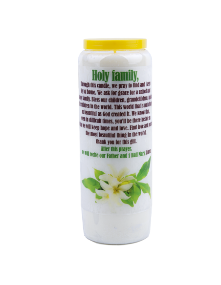 Vela Novena a la Sagrada Familia - caja de 20 piezas