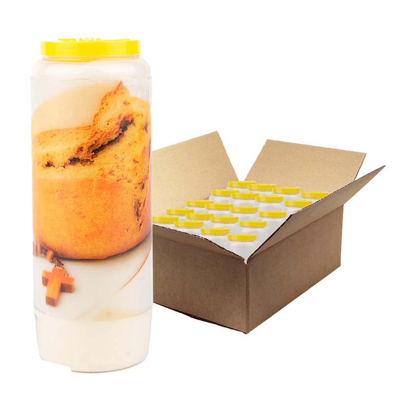Novena candle for the meal - box of 20 pieces