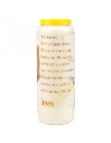 Novena candle for the meal - box of 20 pieces