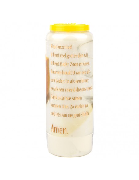 Novena candle for the meal - box of 20 pieces