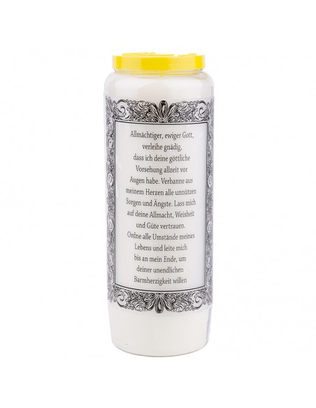 Novena candle to Divine Providence - box of 20 pieces