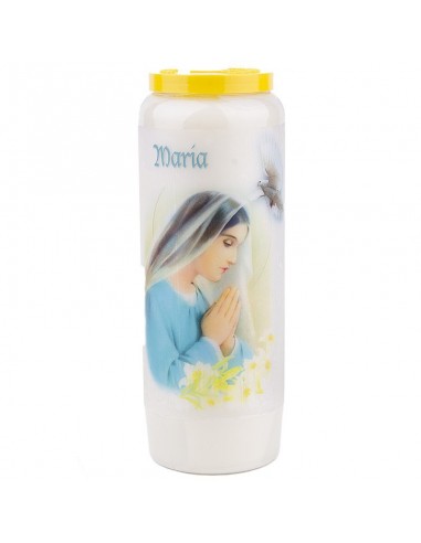 Vela Novena a María - modelo 5 - caja de 20 piezas