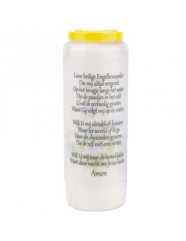 Novena candle to My Guardian Angel - box of 20 pieces
